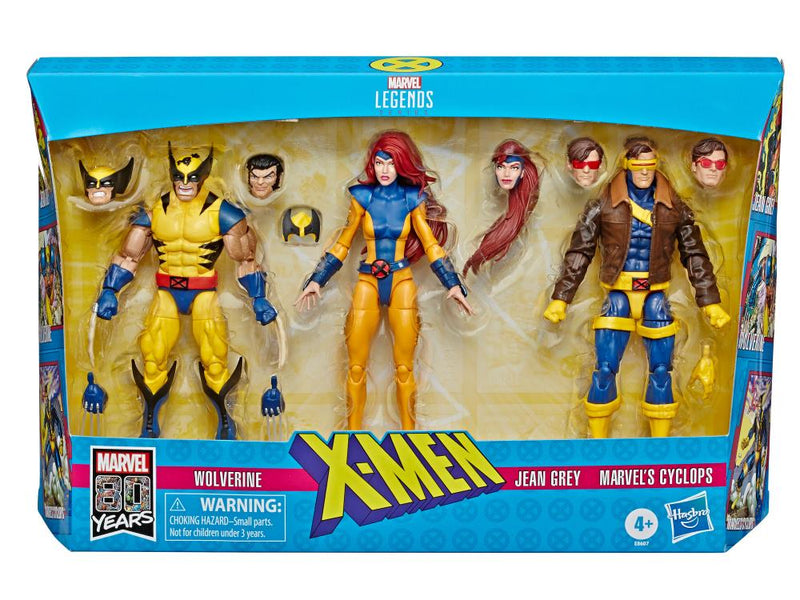 Load image into Gallery viewer, Marvel Legends - Marvel Comics 80th Anniversary: X-Men 3 Pack
