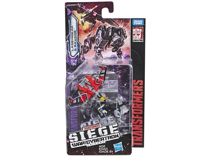 Load image into Gallery viewer, Transformer Generations Siege - Micromasters Laserbeak &amp; Ravage
