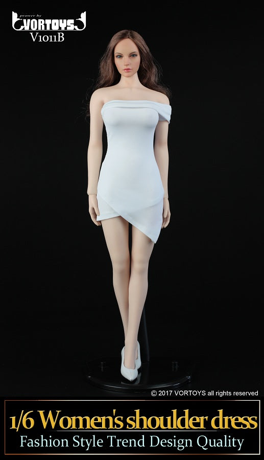 Load image into Gallery viewer, Vortoys - Women&#39;s Shoulder Dress
