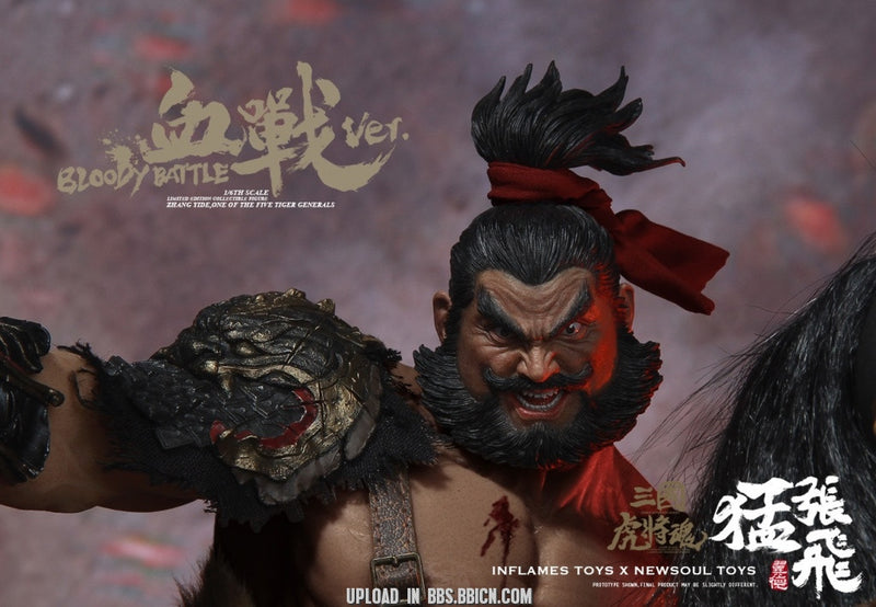 Load image into Gallery viewer, Inflames Toys x Newsoul Toys - Soul of Tiger Generals - Bloody-fighting Zhang Yide
