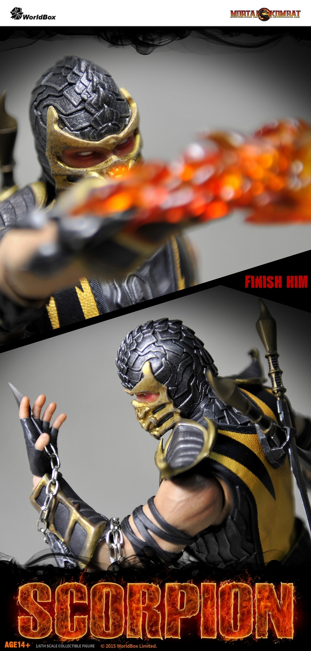 Load image into Gallery viewer, World Box - Mortal Kombat Scorpion
