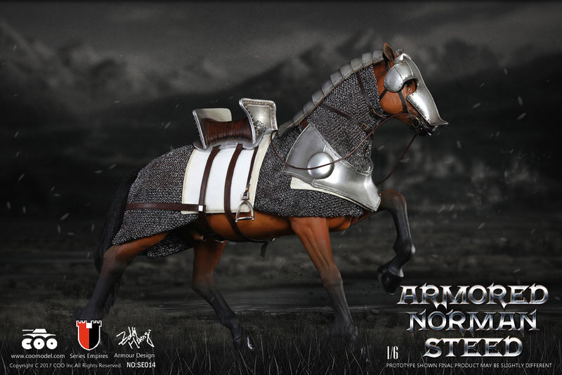 Load image into Gallery viewer, Coo Model - Series of Empires Diecast Alloy: Amored Norman Steed
