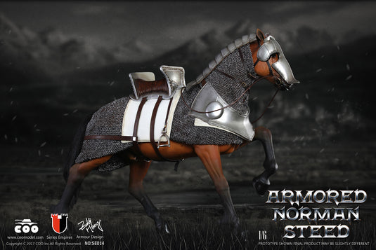 Coo Model - Series of Empires Diecast Alloy: Amored Norman Steed