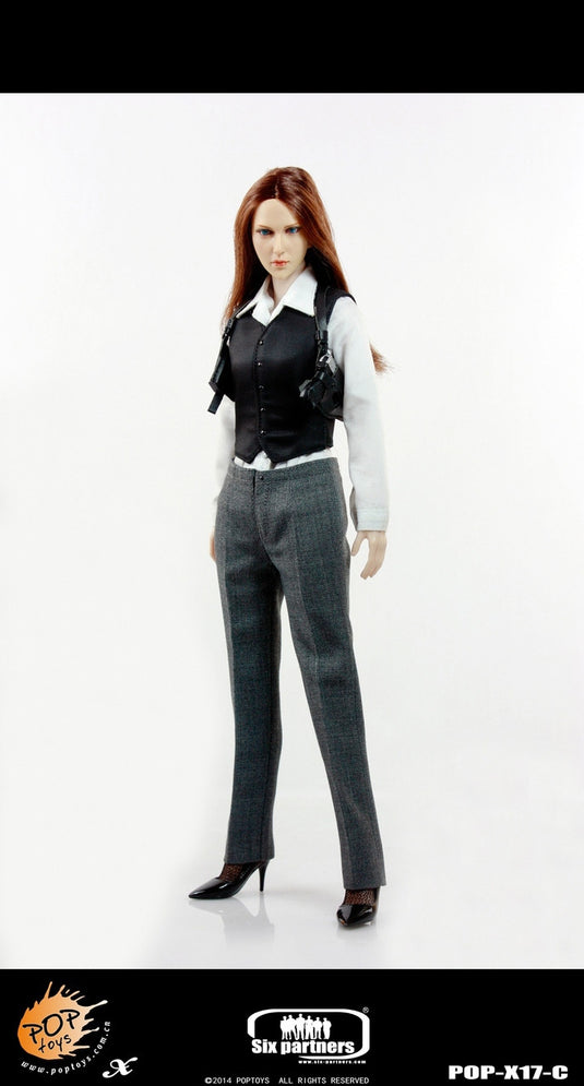 Pop Toys - MI6 Female Agent in Grey