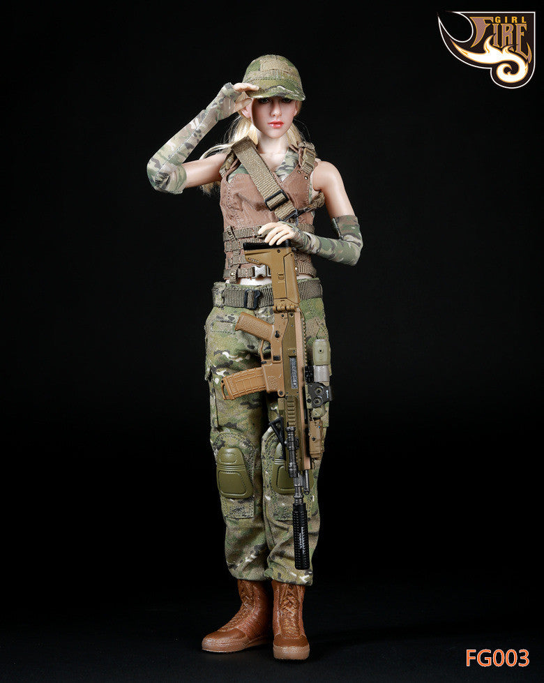 Load image into Gallery viewer, Fire Girl - Tactical Female Shooter Set
