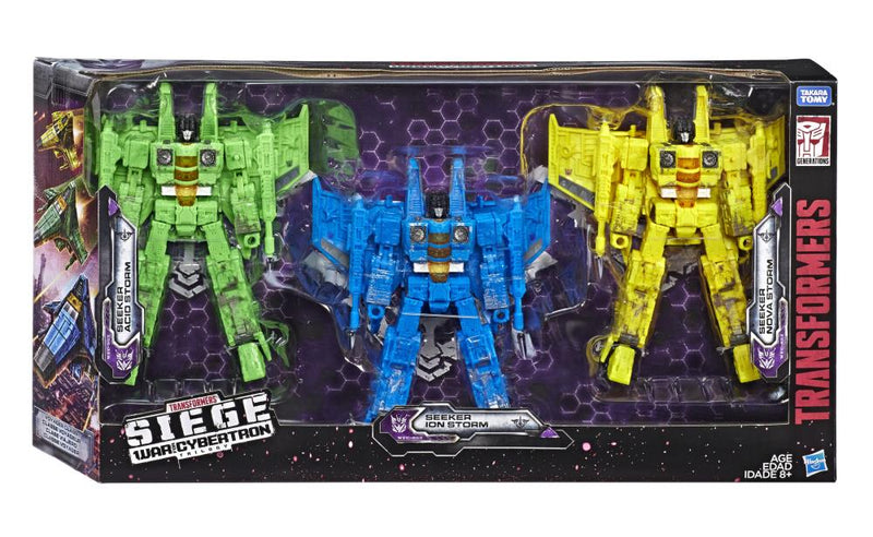 Load image into Gallery viewer, Transformers War for Cybertron - Siege - Voyager Rainmakers Seekers 3-Pack
