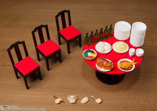 Bandai - S.H.Figuarts - Dragon Ball Z: Goku Eating Scene Set