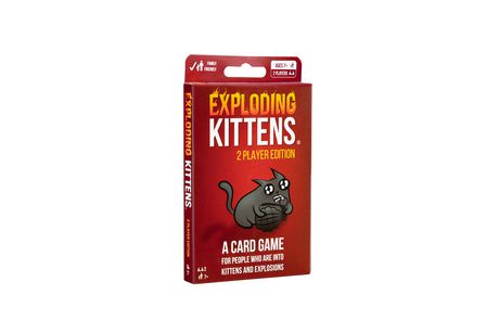 Exploding Kittens - 2 Player Edition – Ages Three and Up