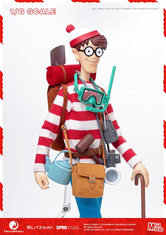 Blitzway - MEGAHERO Where's Waldo: Waldo 1/6 Scale Figure