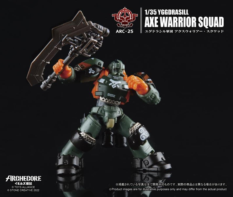 Load image into Gallery viewer, Toys Alliance - Archecore: ARC-25 Yggdrasill Axe Warrior Squad
