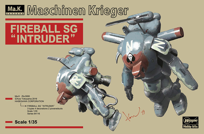 Load image into Gallery viewer, Hasegawa - Maschinen Krieger: Robot Battle V - Fireball SG Intruder 1/35
