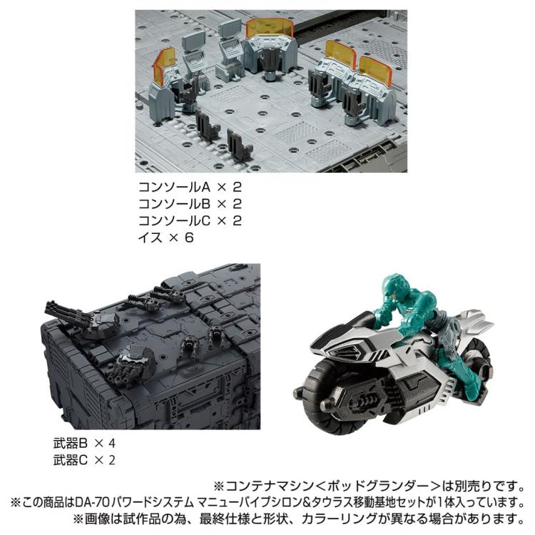 Load image into Gallery viewer, Diaclone Reboot - DA-70 Powered System Maneuver Epsilon &amp; Taurus Mobile Base Exclusive Set
