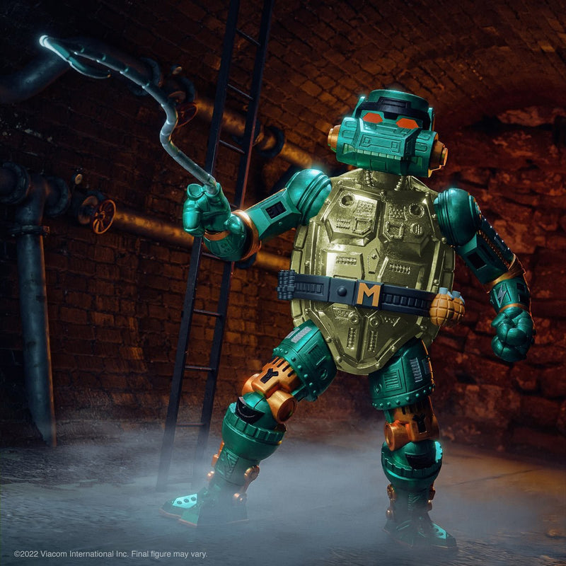 Load image into Gallery viewer, Super 7 - Teenage Mutant Ninja Turtles Ultimates: Warrior Metalhead Michelangelo
