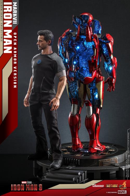 Load image into Gallery viewer, Hot Toys - Iron Man 3: Iron Man Mark VII (Open Armor Version)
