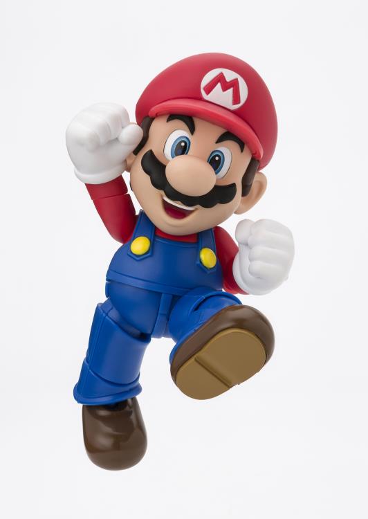 Load image into Gallery viewer, Bandai - S.H.Figuarts - Super Mario Action Figure Mario (New Packaging)
