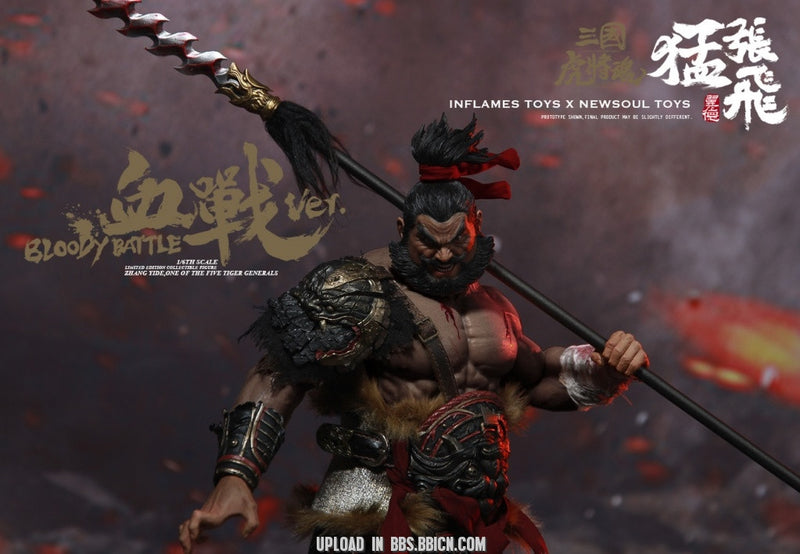 Load image into Gallery viewer, Inflames Toys x Newsoul Toys - Soul of Tiger Generals - Bloody-fighting Zhang Yide
