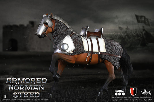 Coo Model - Series of Empires Diecast Alloy: Amored Norman Steed