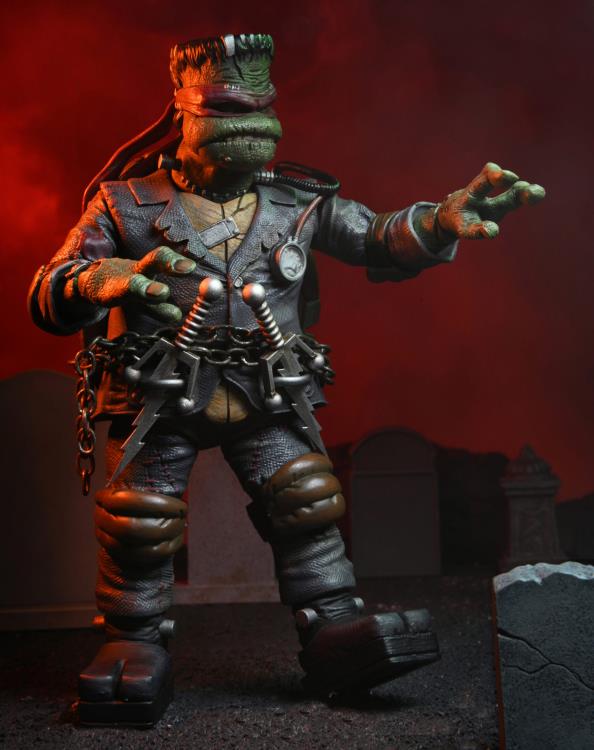 Load image into Gallery viewer, NECA - Universal Monster x Teenage Mutant Ninja Turtles: Raphael as Frankenstein&#39;s Monster

