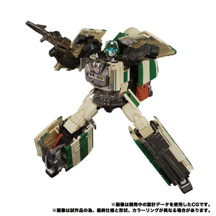 Load image into Gallery viewer, Transformers Masterpiece - MPG-03 Railbot Yukikaze (Raiden Combiner)
