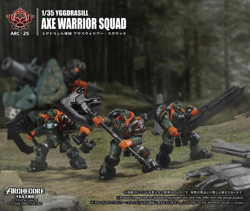 Load image into Gallery viewer, Toys Alliance - Archecore: ARC-25 Yggdrasill Axe Warrior Squad
