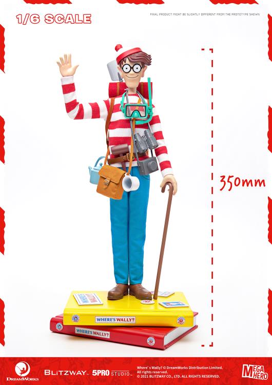 Load image into Gallery viewer, Blitzway - MEGAHERO Where&#39;s Waldo: Waldo 1/6 Scale Figure
