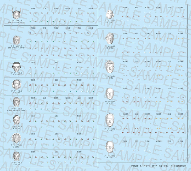 Load image into Gallery viewer, Kotobukiya - Hexa Gear - Govenor Decal Set Type-A
