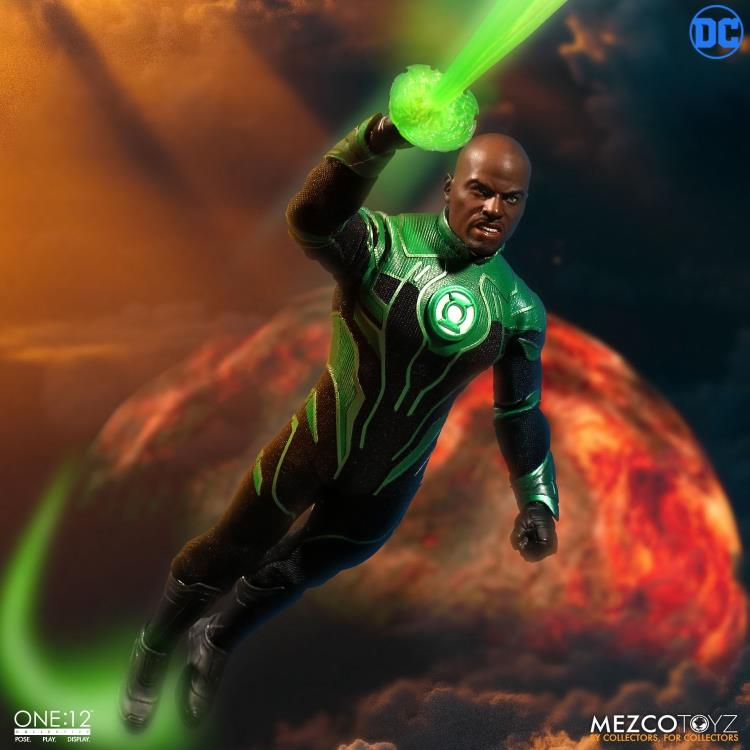 Load image into Gallery viewer, Mezco Toyz - One:12 Green Lantern (John Stewart)
