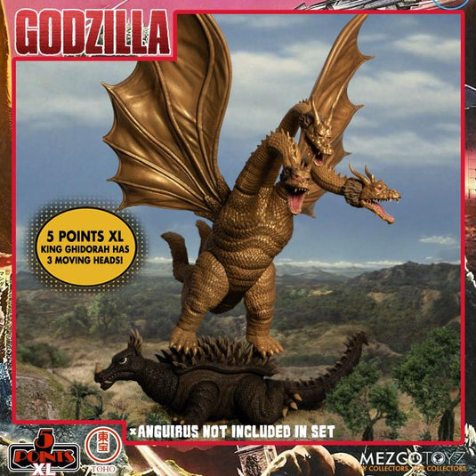 Mezco Toyz - Godzilla: Destroy All [1968] Monsters XL Round-2 5 Points Deluxe Box Set