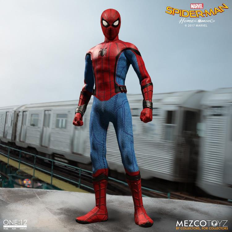 Load image into Gallery viewer, Mezco Toyz - One:12 Spider-Man: Homecoming Action Figure
