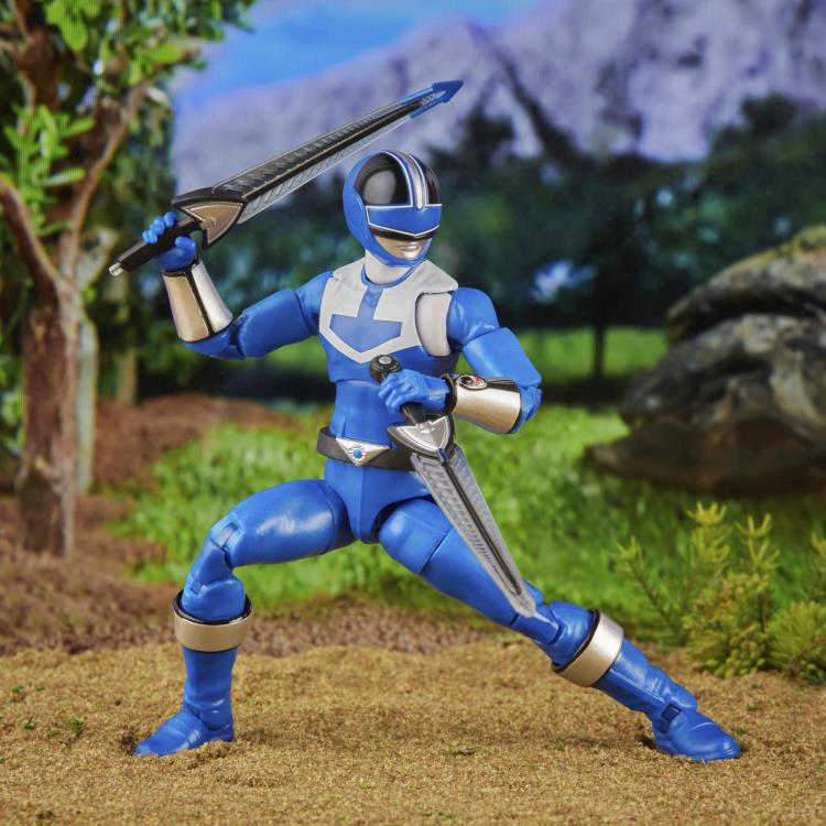 Load image into Gallery viewer, Power Rangers Lightning Collection - Power Rangers Time Force: Deluxe Blue Ranger and Vector Cycle Set
