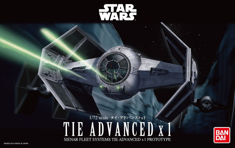 Load image into Gallery viewer, Bandai - Star Wars 1/72 Model - Tie Advanced X1

