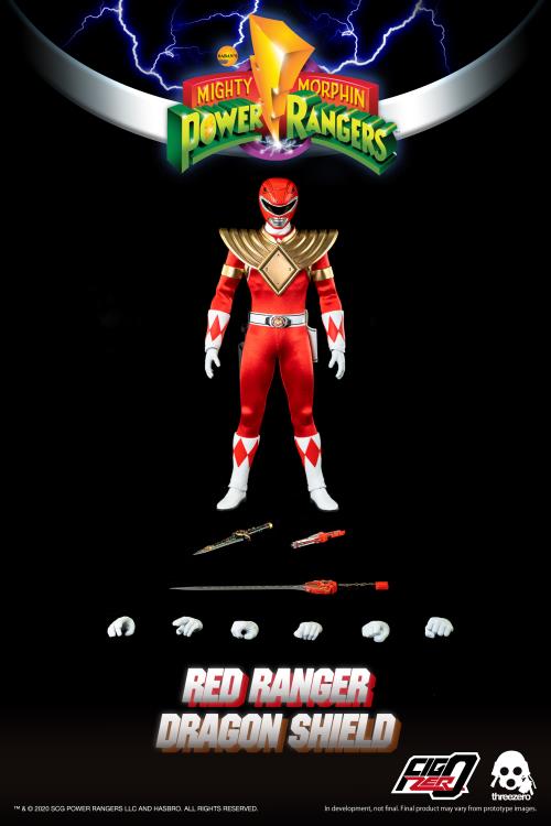 Load image into Gallery viewer, Threezero - Mighty Morphin Power Rangers - Dragon Shield Red Ranger (PX Exlusive)
