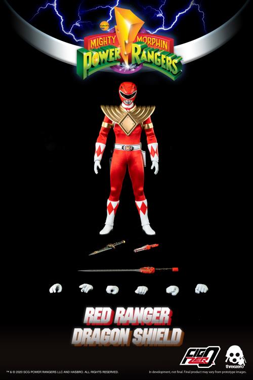 Load image into Gallery viewer, Threezero - Mighty Morphin Power Rangers - Dragon Shield Red Ranger (PX Exlusive)
