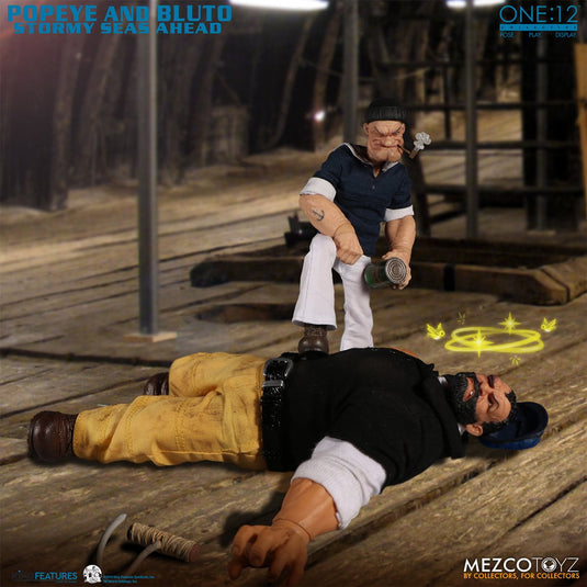 Mezco Toyz - One:12 Popeye & Bluto Stormy Seas Ahead Deluxe Box Set