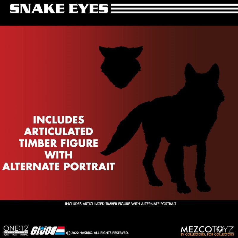 Load image into Gallery viewer, Mezco Toyz - One:12 G.I. Joe: Deluxe Snake Eyes
