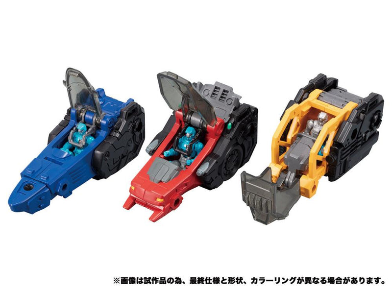 Load image into Gallery viewer, Diaclone Reboot - DA-53 Tryverse Bullet Core Set (Takara Tomy Mall Exclusive)
