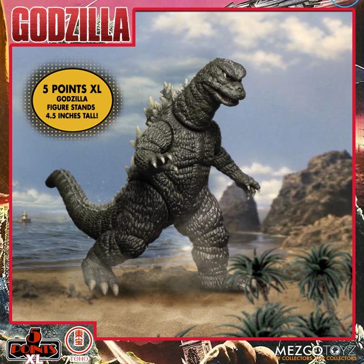 Load image into Gallery viewer, Mezco Toyz - Godzilla: Destroy All Monsters [1968] XL Round-1 5 Points Deluxe Box Set
