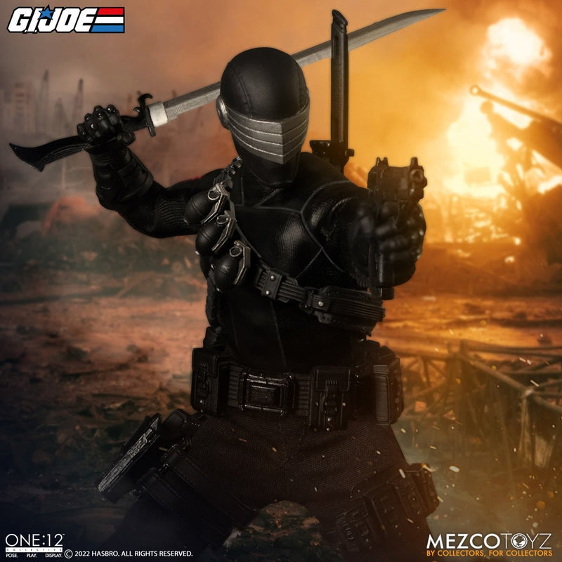 Load image into Gallery viewer, Mezco Toyz - One:12 G.I. Joe: Deluxe Snake Eyes
