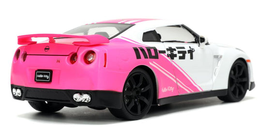 Jada Toys - Hello Kitty and Friends Tokyo Speed: Die-Cast Hello Kitty and 2009 Nissan GTR 1/24 Scale