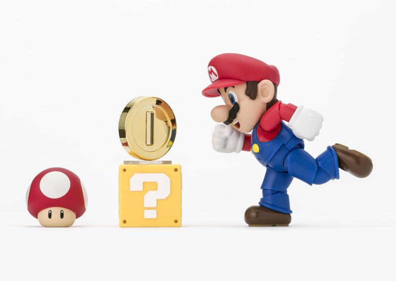 Load image into Gallery viewer, Bandai - S.H.Figuarts - Super Mario Action Figure Mario (New Packaging)
