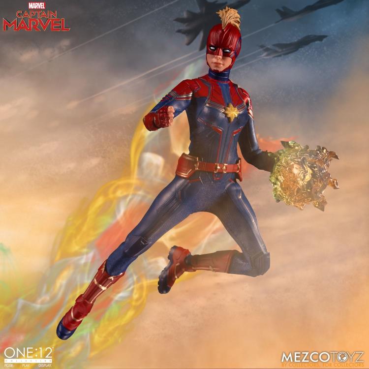 Load image into Gallery viewer, Mezco Toyz - One:12 Captain Marvel
