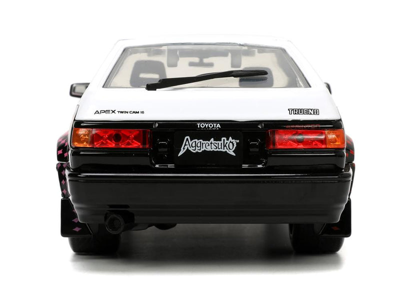 Load image into Gallery viewer, Jada Toys - Aggretsuko: Die-Cast Retsuko and 1986 Toyota Trueno (AE86) 1/24 Scale
