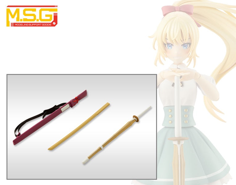 Load image into Gallery viewer, Kotobukiya - MSG46 Weapon Unit: Bamboo Sword &amp; Wooden Sword
