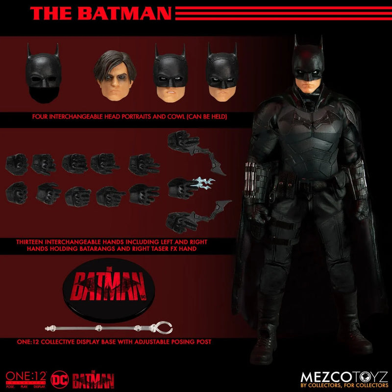 Load image into Gallery viewer, Mezco Toyz - One:12 The Batman
