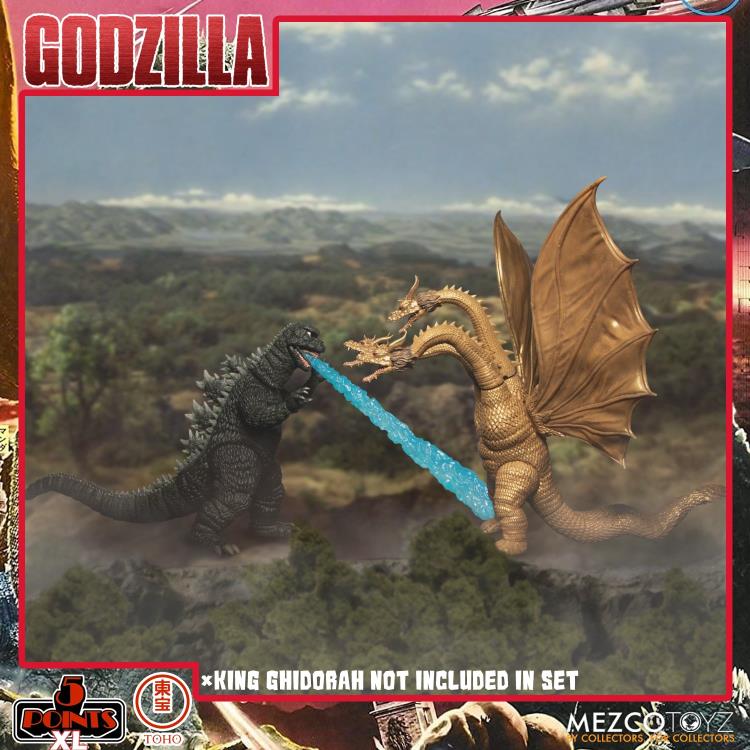 Load image into Gallery viewer, Mezco Toyz - Godzilla: Destroy All Monsters [1968] XL Round-1 5 Points Deluxe Box Set
