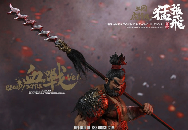 Load image into Gallery viewer, Inflames Toys x Newsoul Toys - Soul of Tiger Generals - Bloody-fighting Zhang Yide
