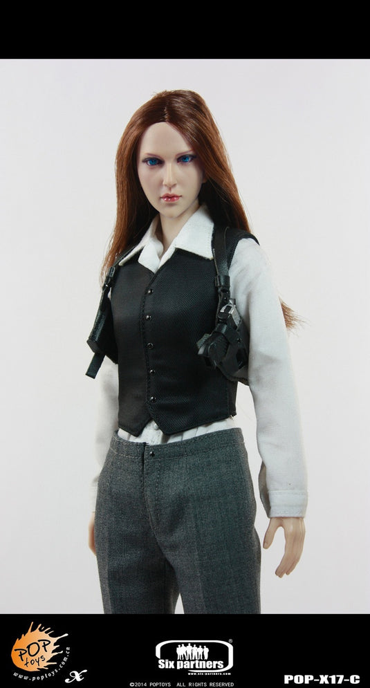 Pop Toys - MI6 Female Agent in Grey