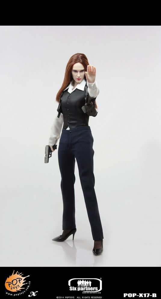 Pop Toys - MI6 Female Agent in Blue