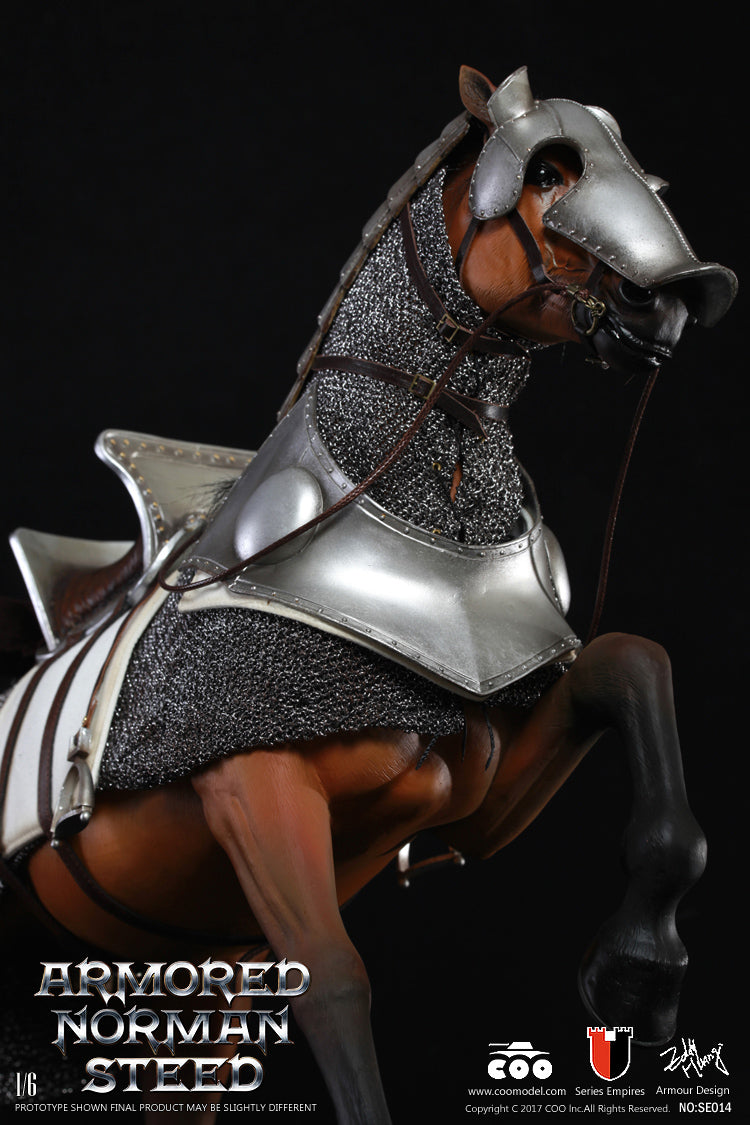 Load image into Gallery viewer, Coo Model - Series of Empires Diecast Alloy: Amored Norman Steed
