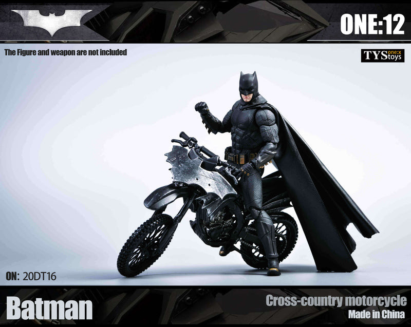 Load image into Gallery viewer, TYS Toys - 1/12 Batman Cross-Country Motorcycle
